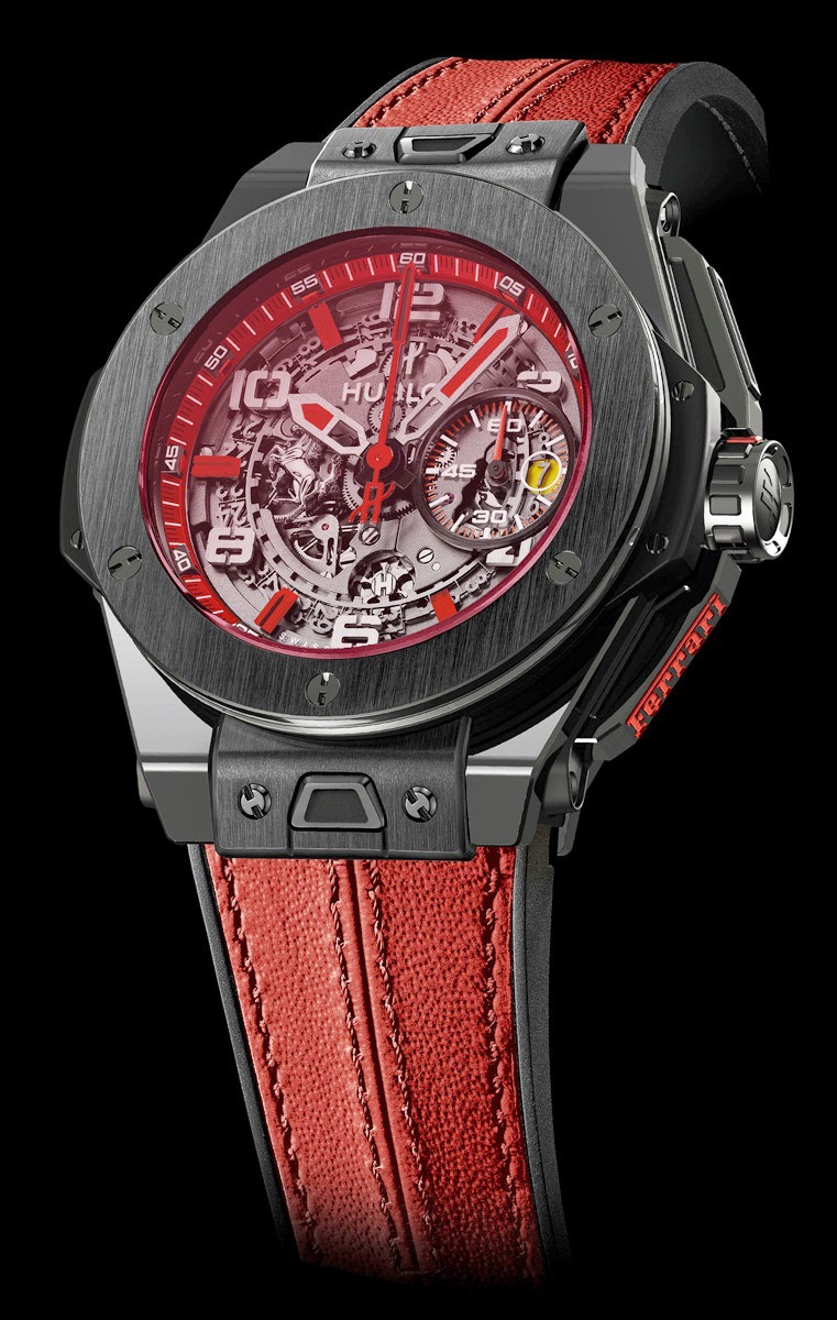 Replica Hublot Big Bang Ferrari Singapore Edition Black Ceramic 401.CX.0123.VR.FSG13 Replica Watch